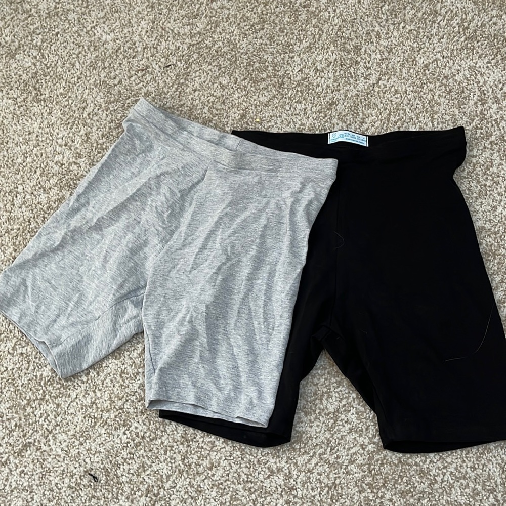 Set Of 2 Primark Biker Shorts
